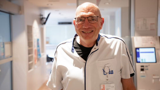 Vrijwilliger Peter op Spoed