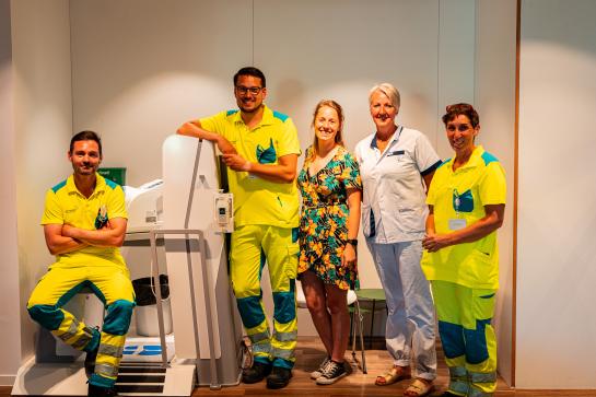 Team dienst Spoedopname zelfmeetkiosk AZ Sint-Jan Brugge