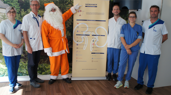 Groepsfoto dienst Urologie - nierkanker voorkomen